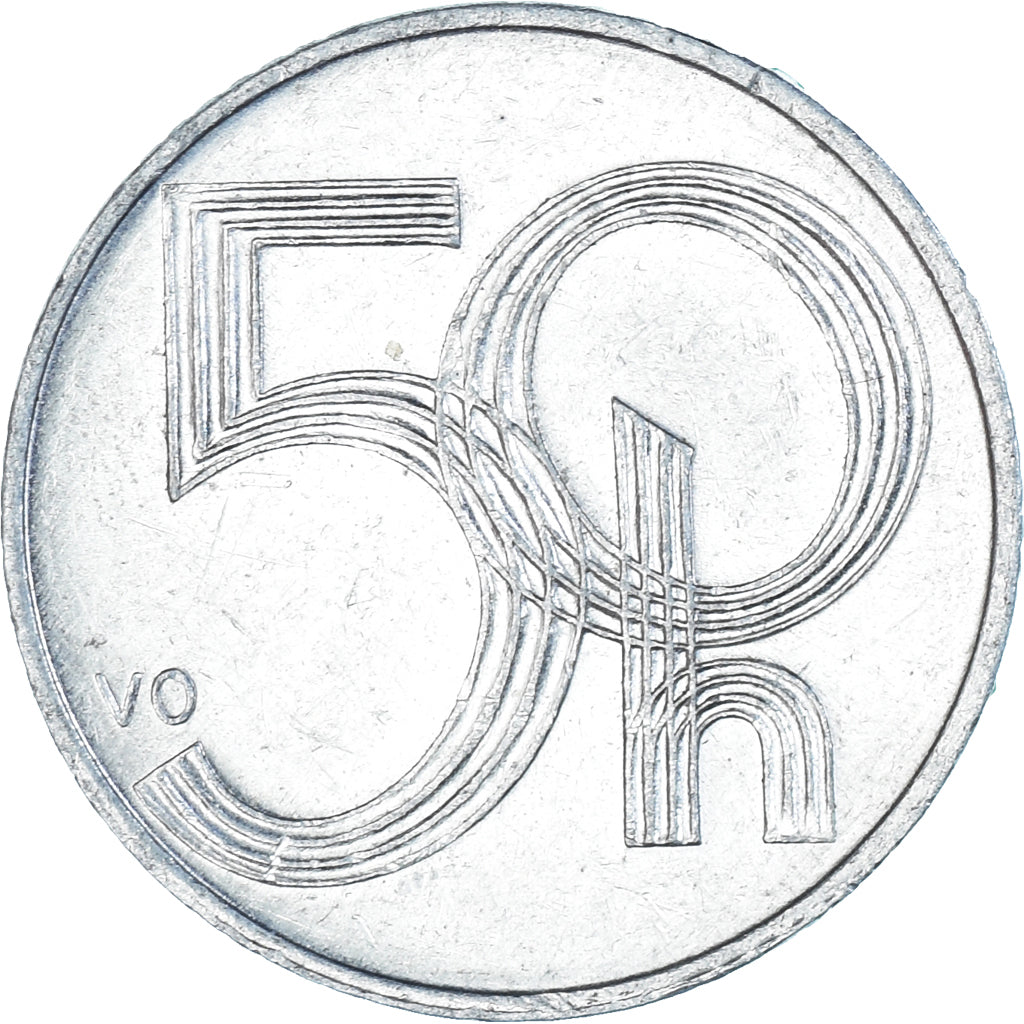 Münze, Tschechische Republik, 50 Haleru, 2003