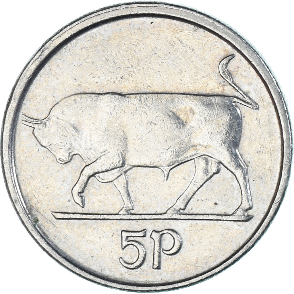 Moneta, Irlanda, 5 Pence, 1994