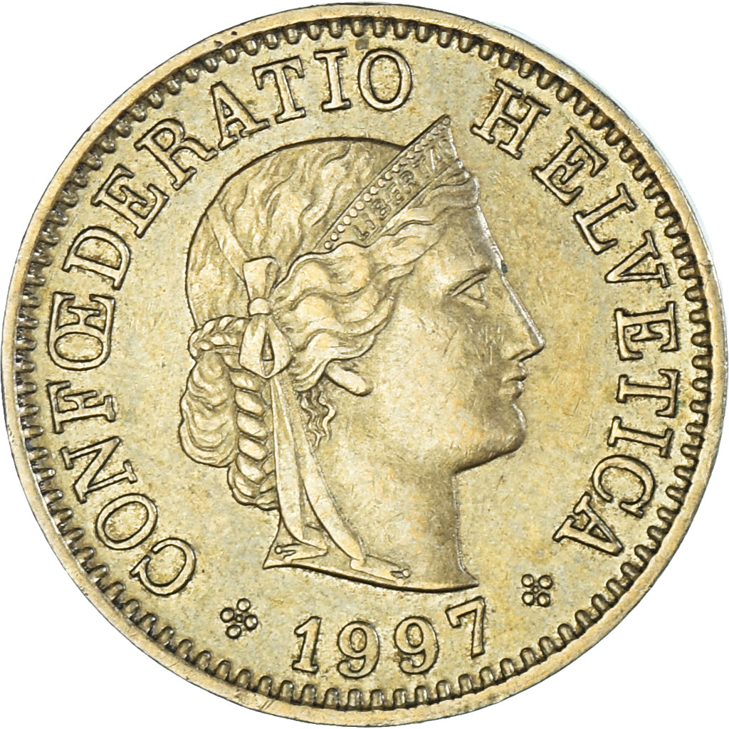 Coin, Switzerland, 5 Rappen, 1997