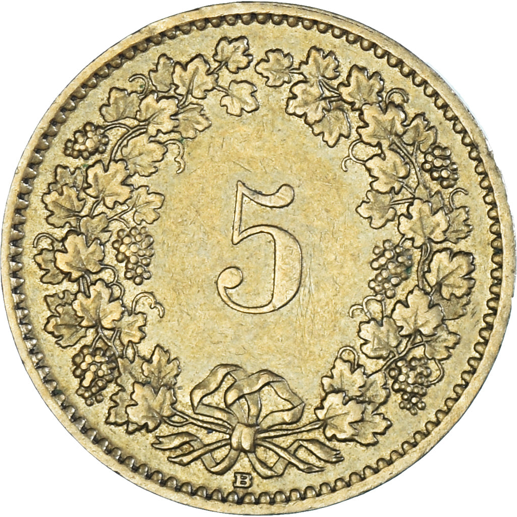 Coin, Switzerland, 5 Rappen, 1997