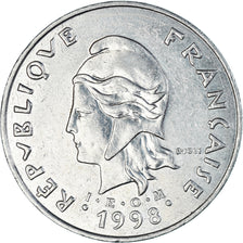 Coin, French Polynesia, 50 Francs, 1998