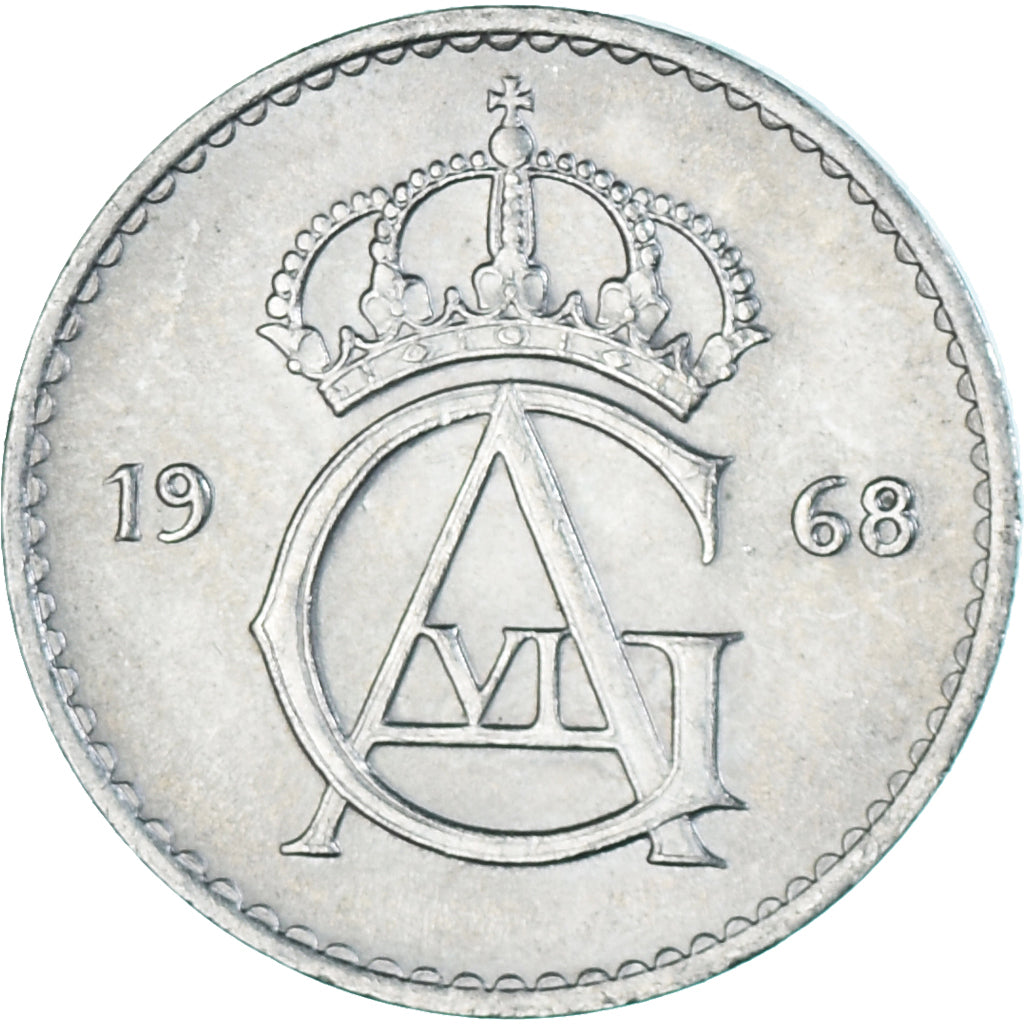 Moneta, Szwecja, 10 Öre, 1968