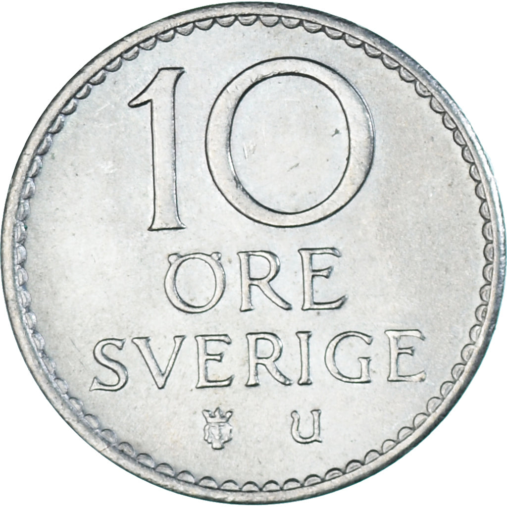 Moneta, Szwecja, 10 Öre, 1968