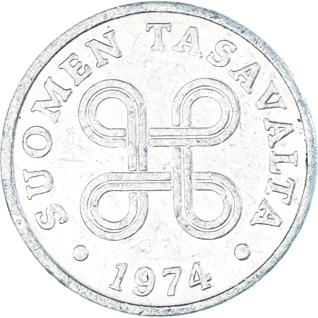 Munten, Finland, Penni, 1974