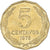 Coin, Chile, 5 Centavos, 1975