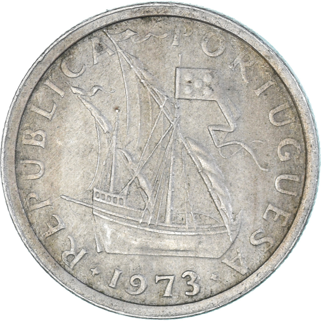 Coin, Portugal, 2-1/2 Escudos, 1973