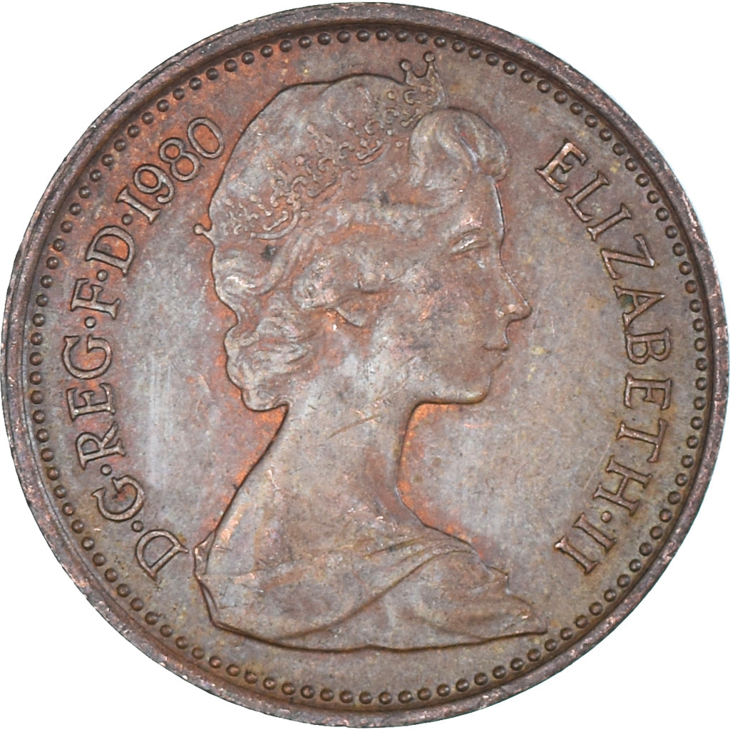 Moneta, Wielka Brytania, 1/2 New Penny, 1980