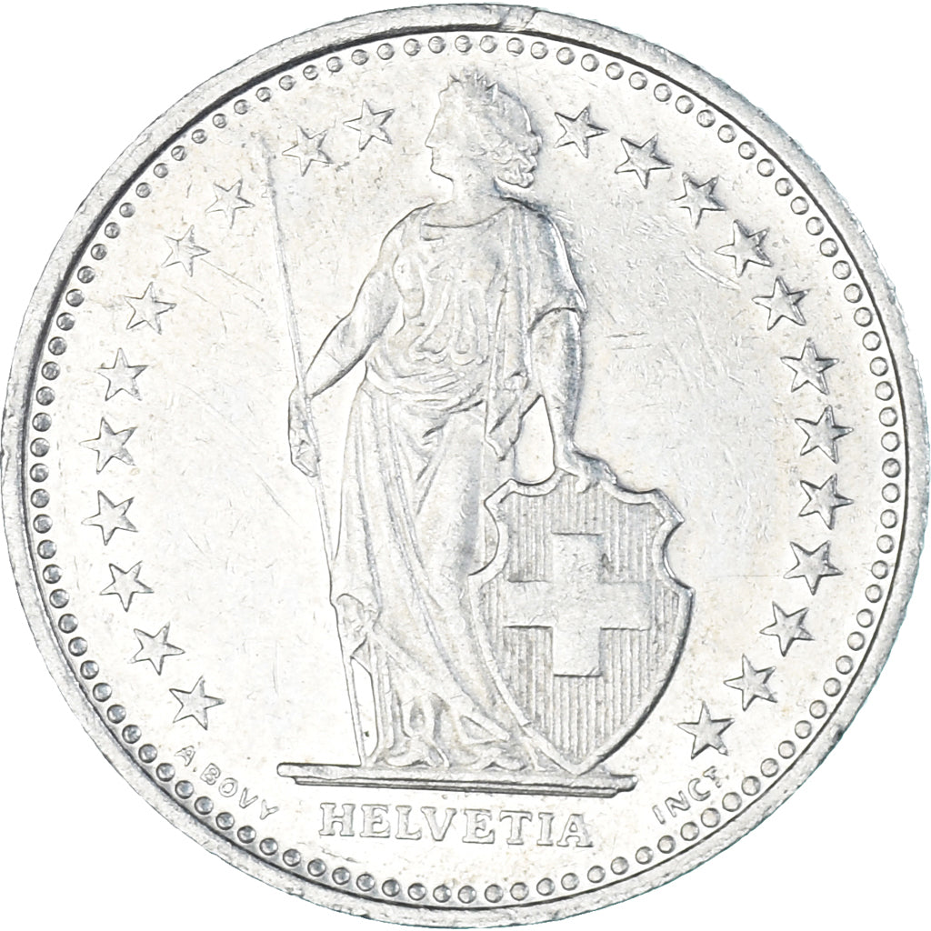 Munten, Zwitserland, 1/2 Franc, 1996