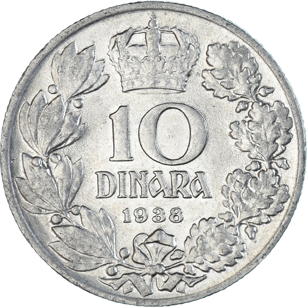 Moneta, Iugoslavia, 10 Dinara, 1938