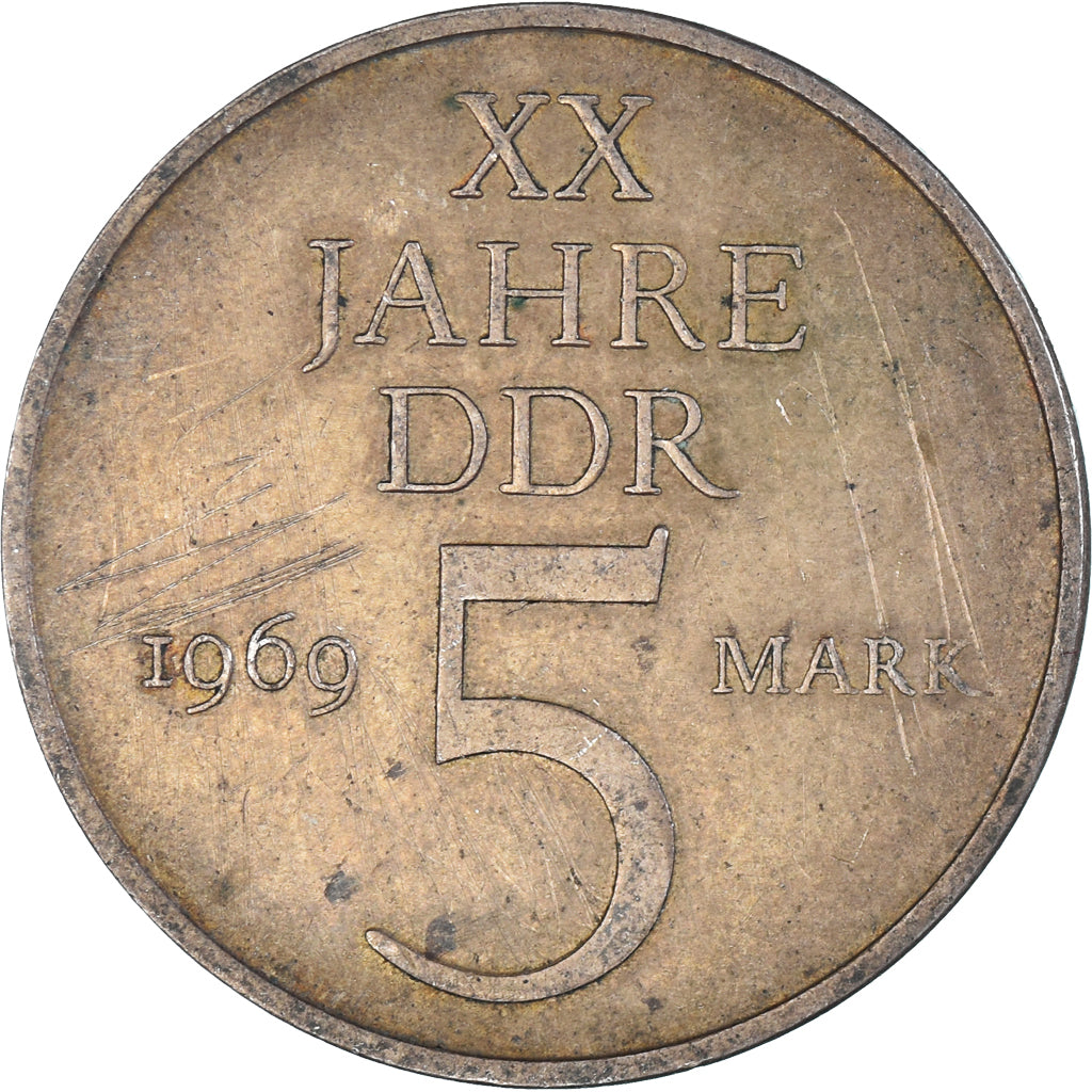Münze, Deutschland, 5 Mark, 1969