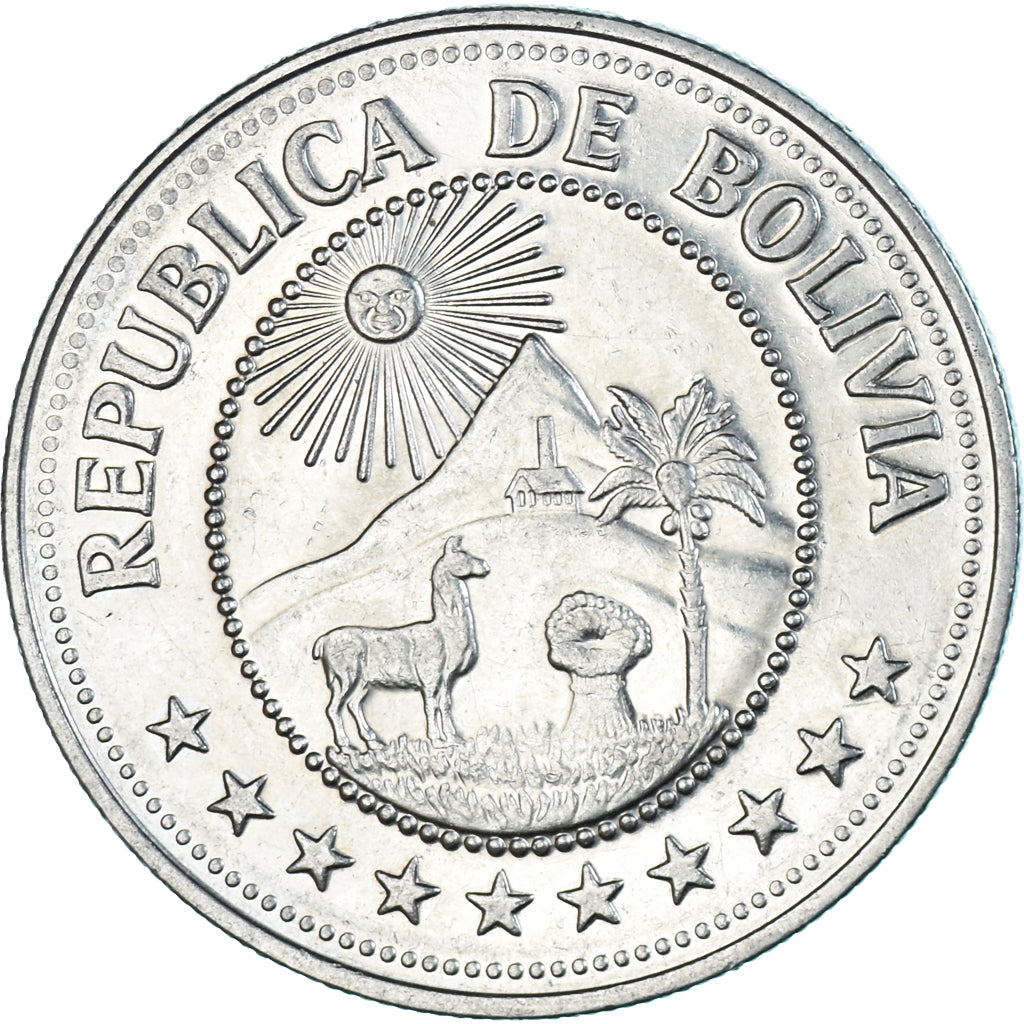 Coin, Bolivia, 5 Pesos Bolivianos, 1978
