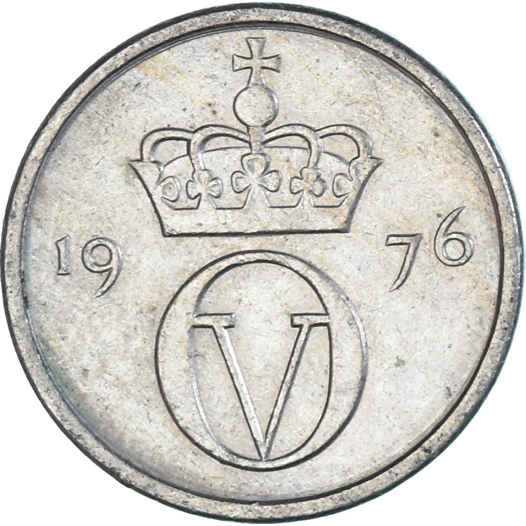 Monnaie, Norvège, 10 Öre, 1976