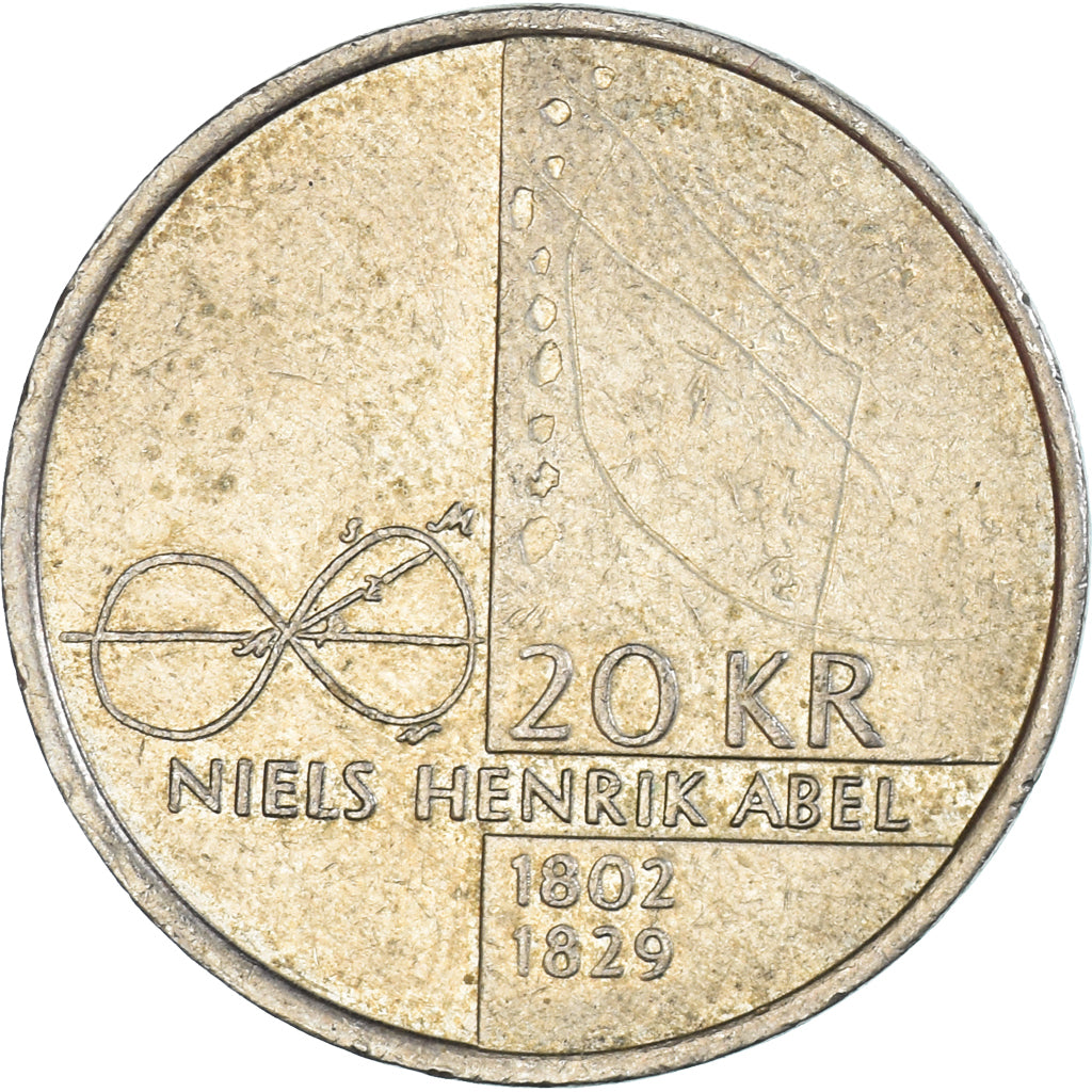 Moeda, Noruega, 20 Kroner, 2002
