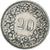 Coin, Switzerland, 20 Rappen, 1951
