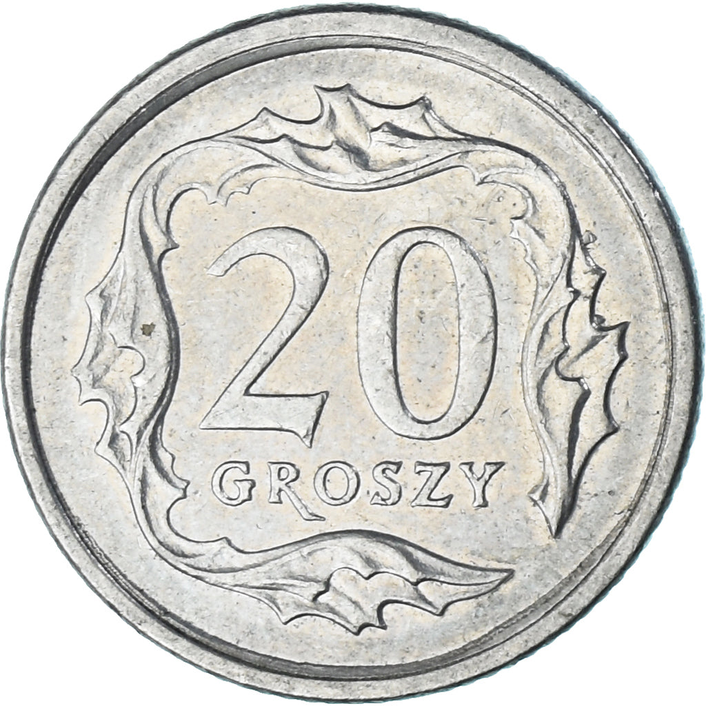 Moneda, Polonia, 20 Groszy, 2000