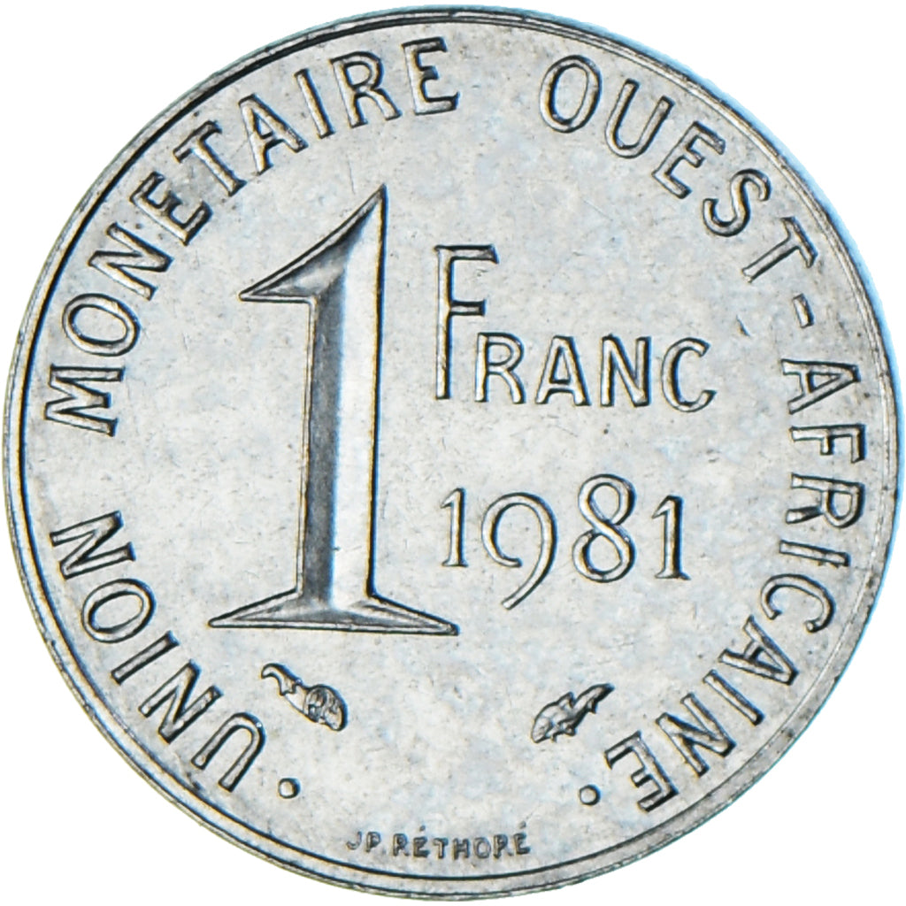 Moneta, Kraje Afryki Zachodniej, Franc, 1981