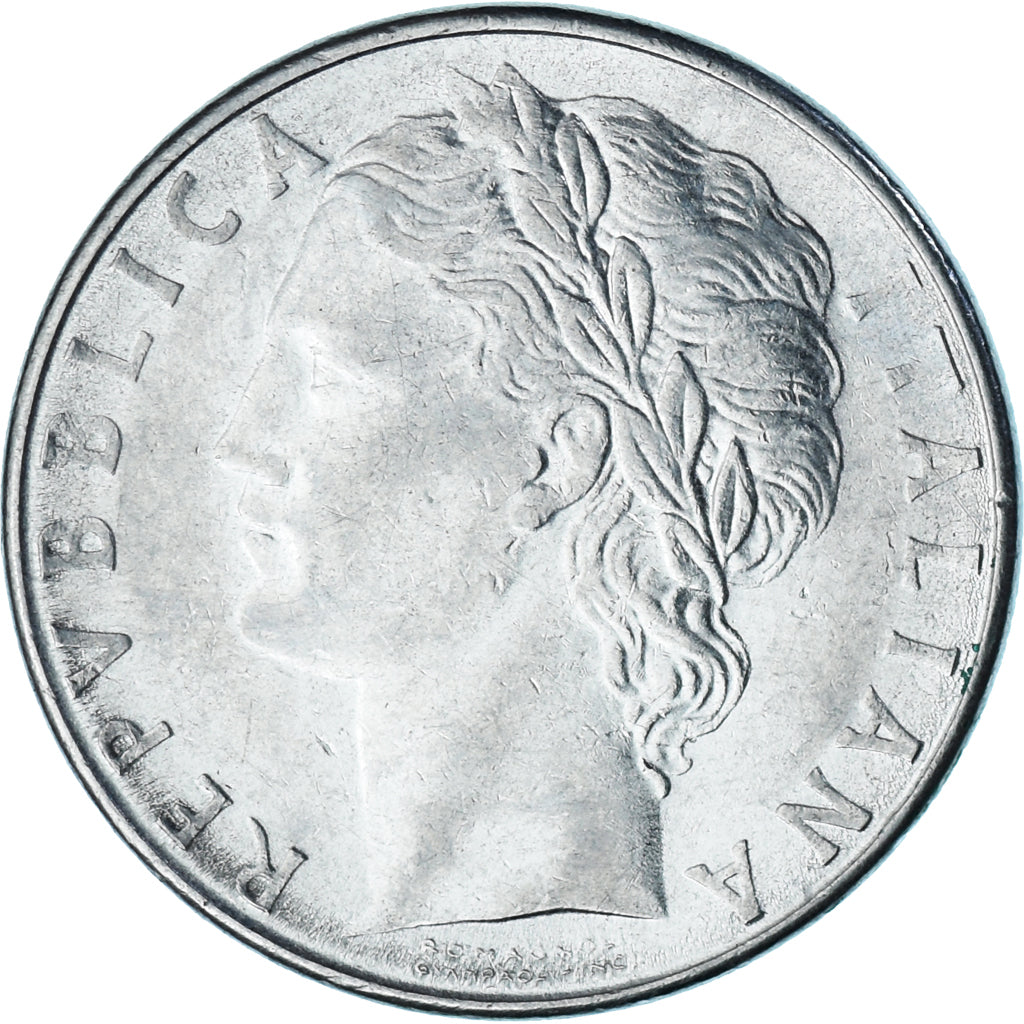 Moeda, Itália, 100 Lire, 1973