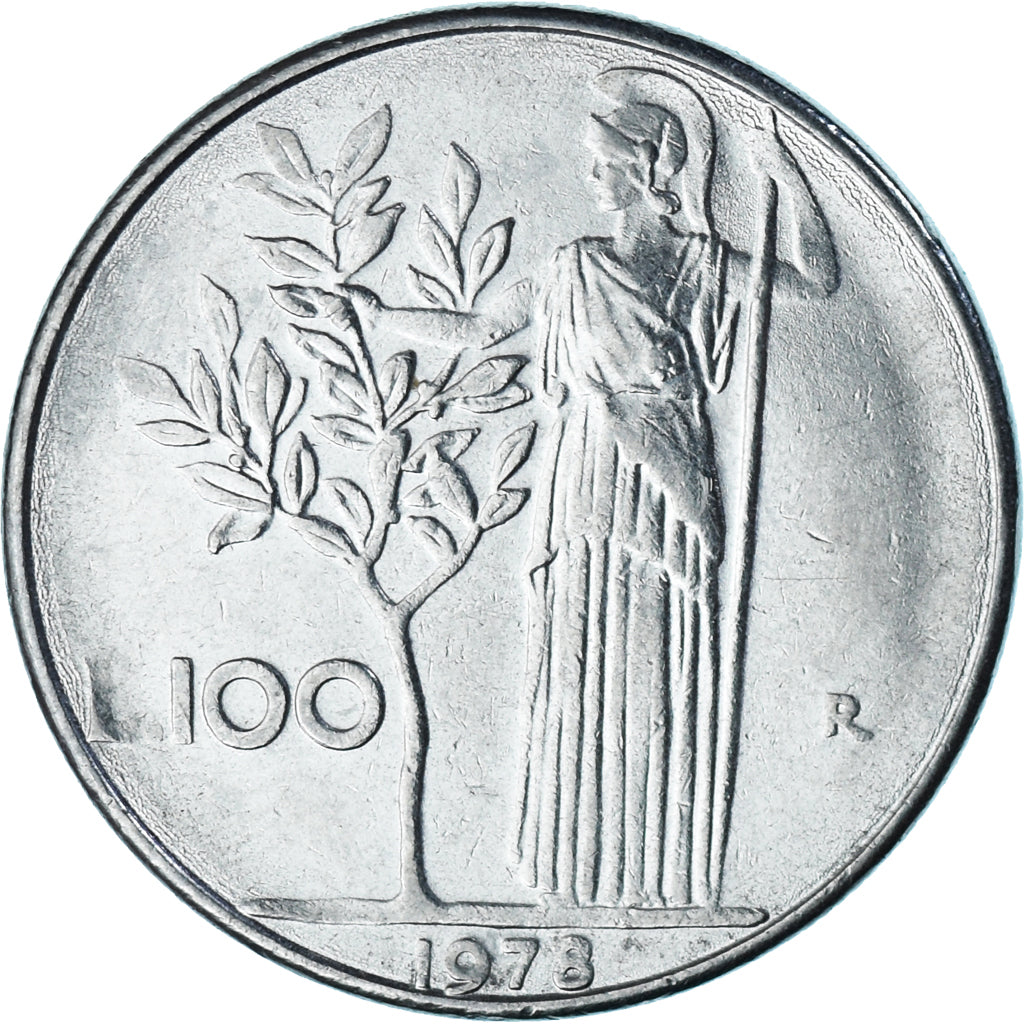 Moeda, Itália, 100 Lire, 1973