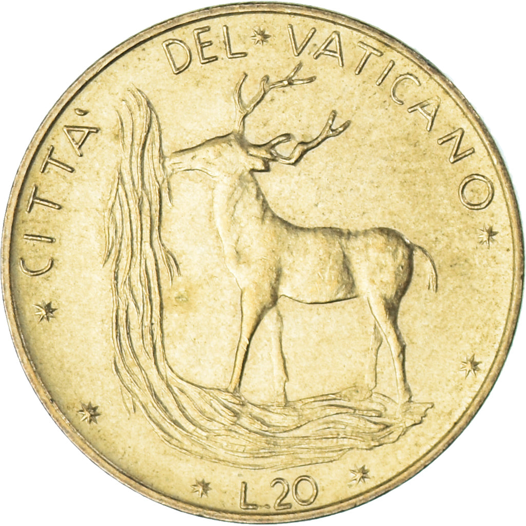 Moneda, CIUDAD DEL VATICANO, 20 Lire, 1973