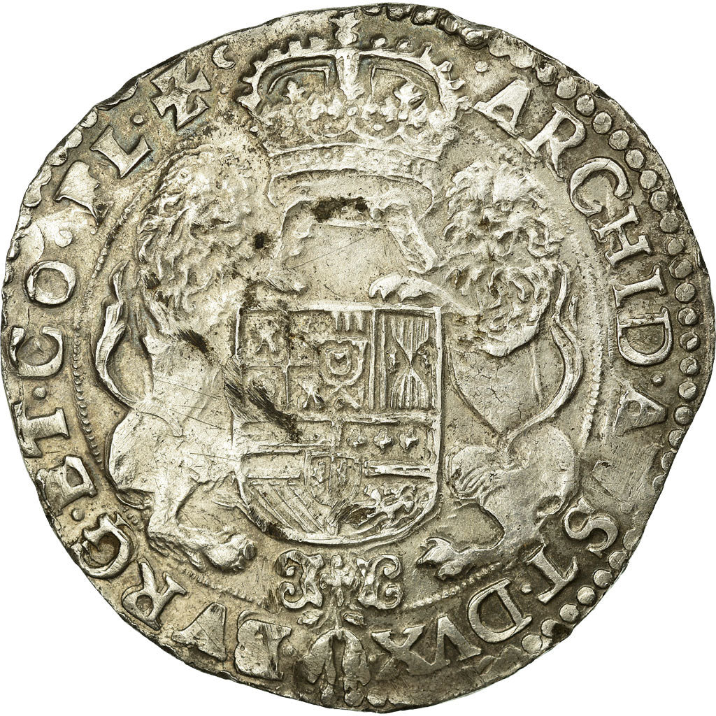 Moneda, Países Bajos españoles, Flanders, Ducaton, 1632, Bruges, EBC, Plata