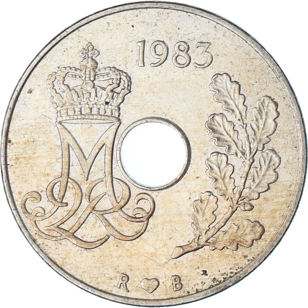 Monnaie, Danemark, 25 Öre, 1983