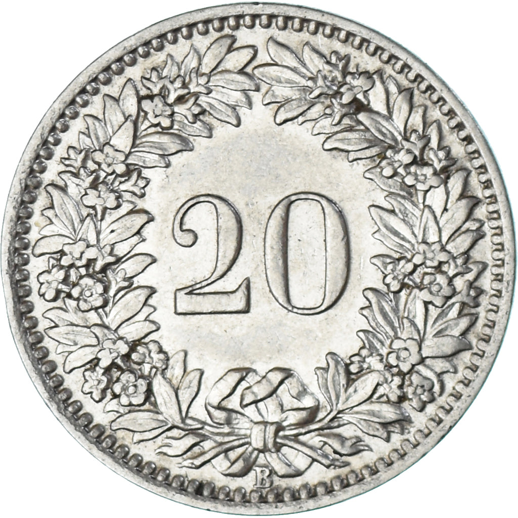 Coin, Switzerland, 20 Rappen, 1925