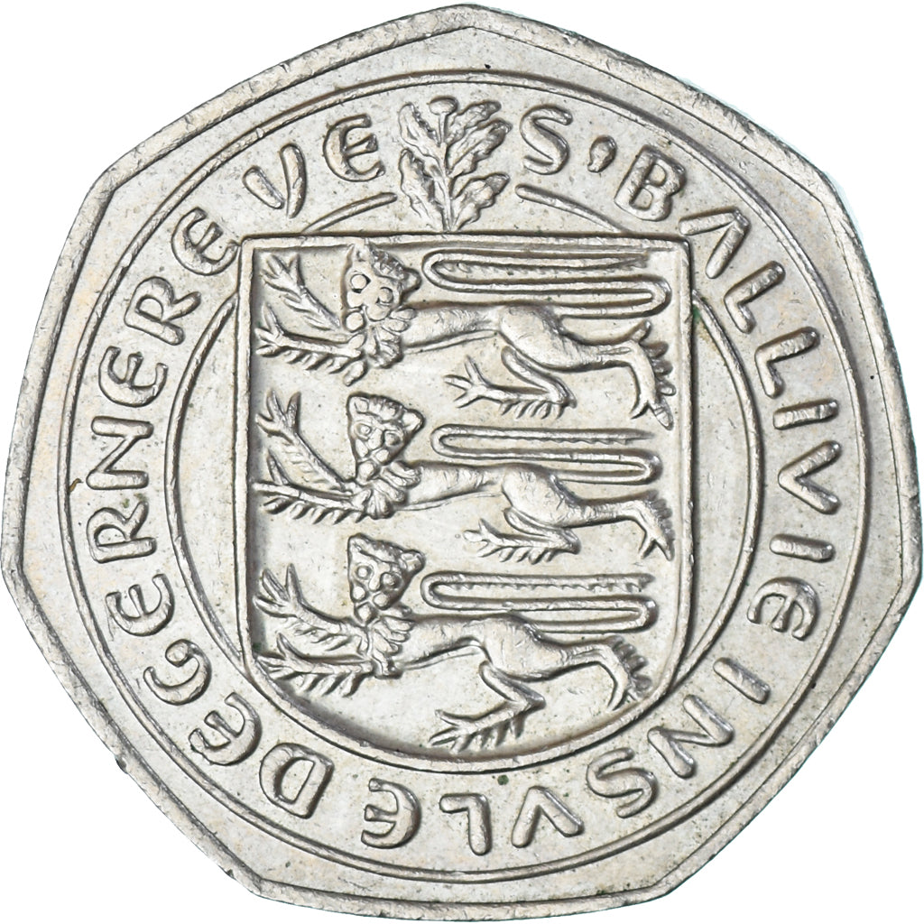Moeda, Guernesey, 50 Pence, 1981