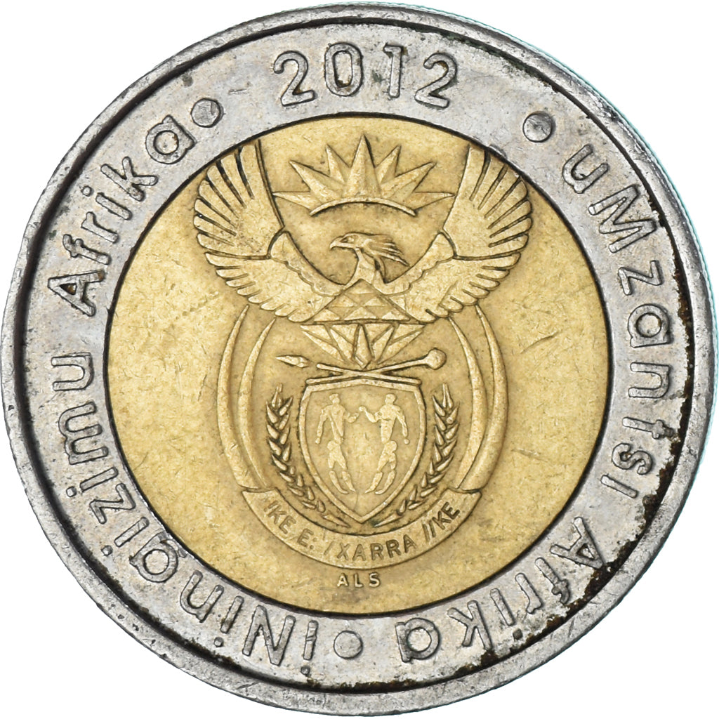 Munten, Zuid Afrika, 5 Rand, 2012