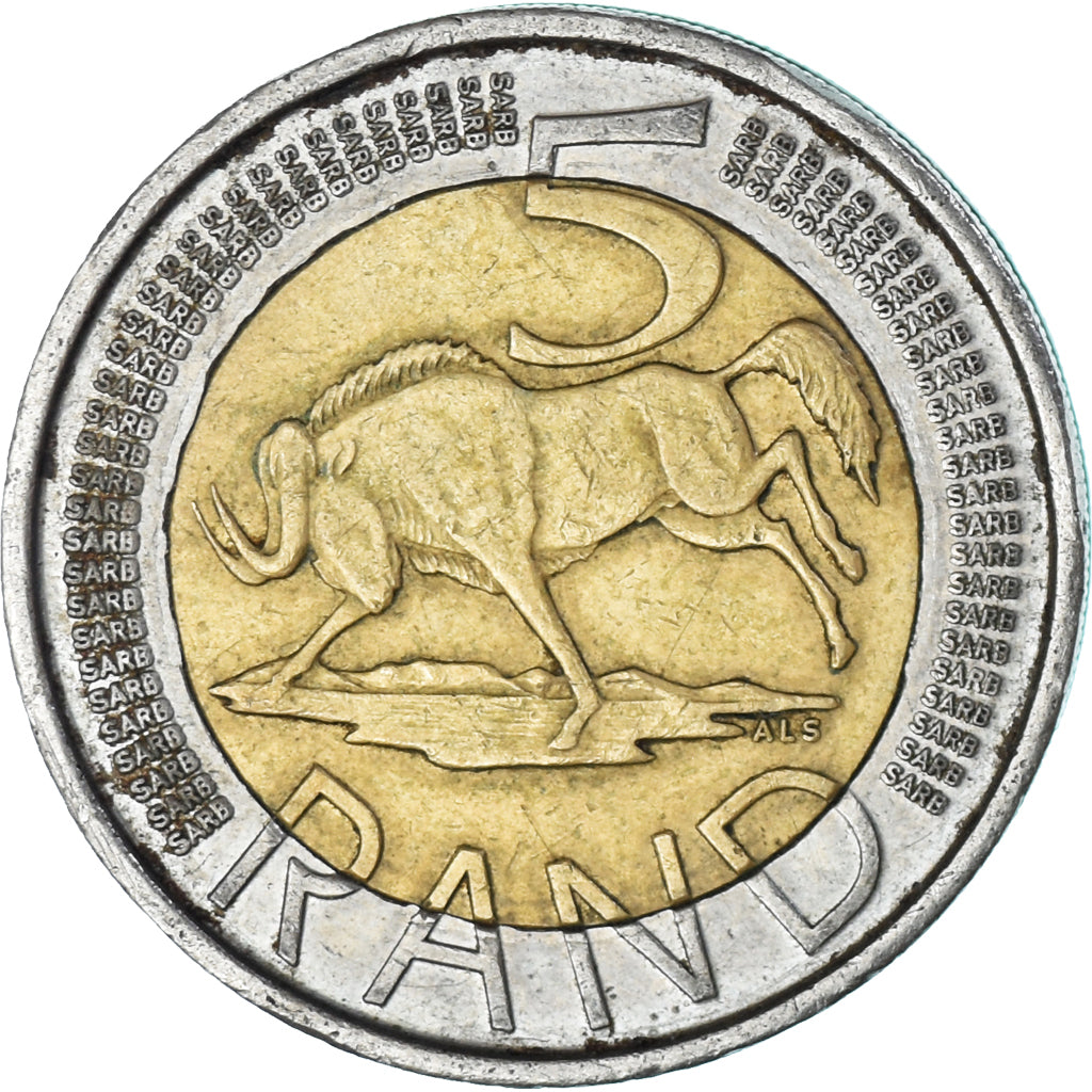 Munten, Zuid Afrika, 5 Rand, 2012