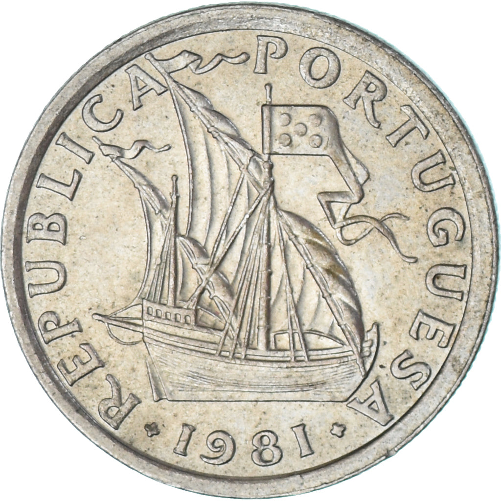 Monnaie, Portugal, 2-1/2 Escudos, 1981