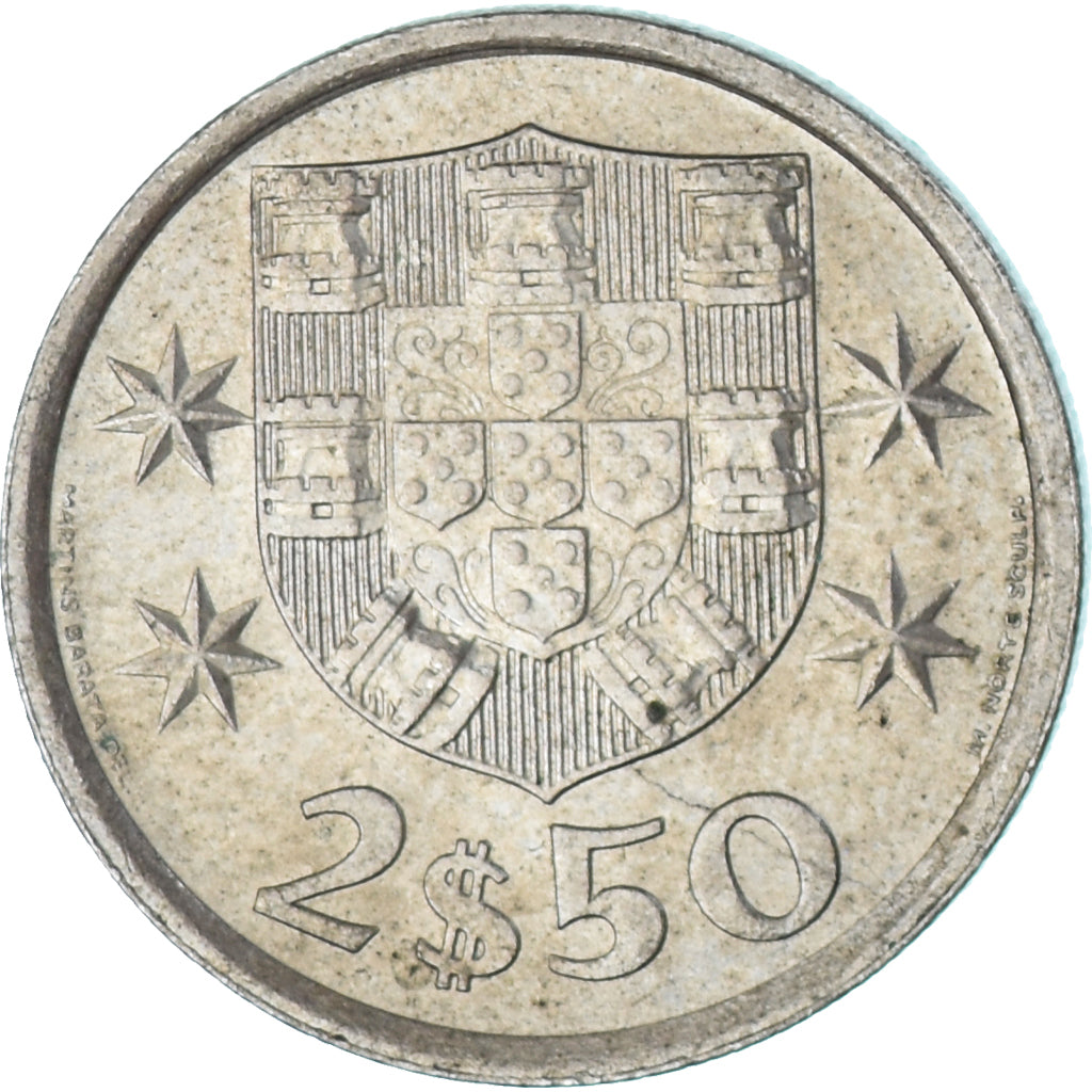 Monnaie, Portugal, 2-1/2 Escudos, 1981