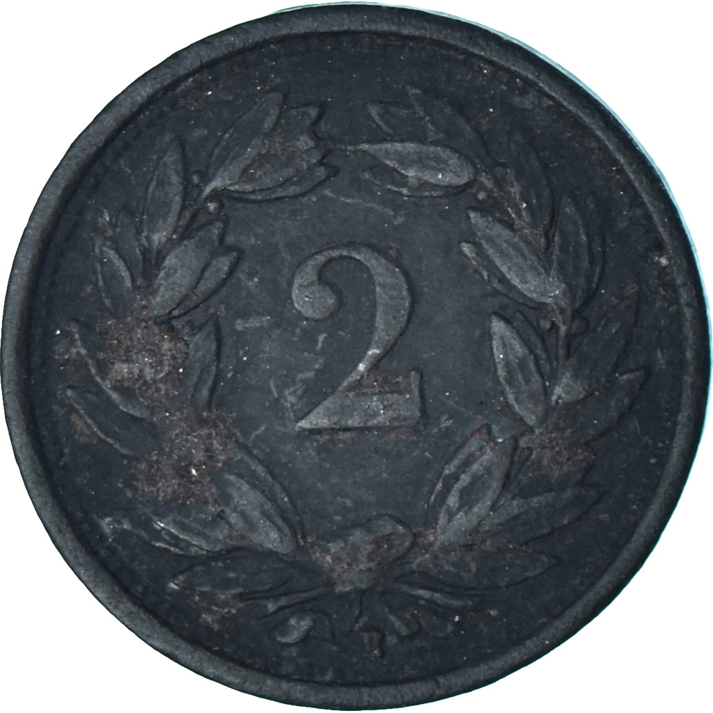 Coin, Switzerland, 2 Rappen, 1942