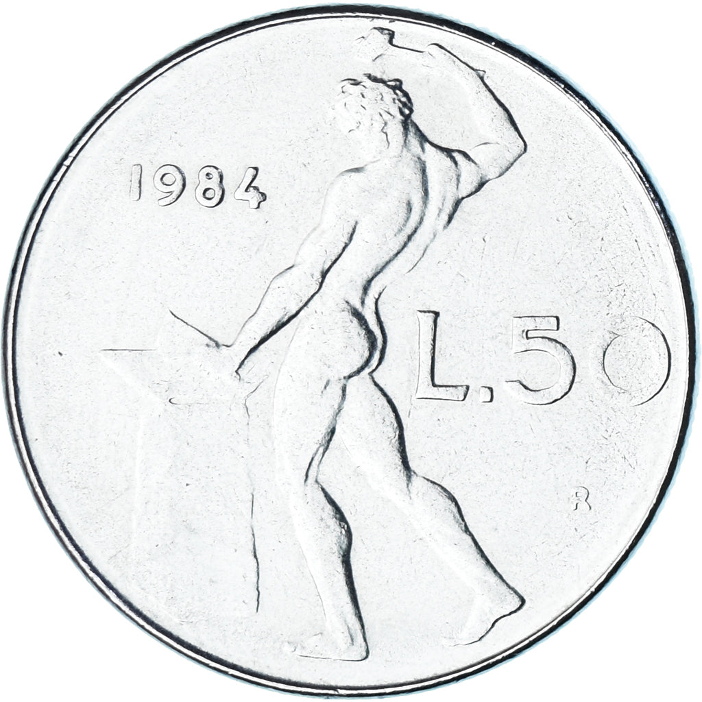 Moneda, Italia, 50 Lire, 1984