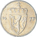 Monnaie, Norvège, 50 Öre, 1977