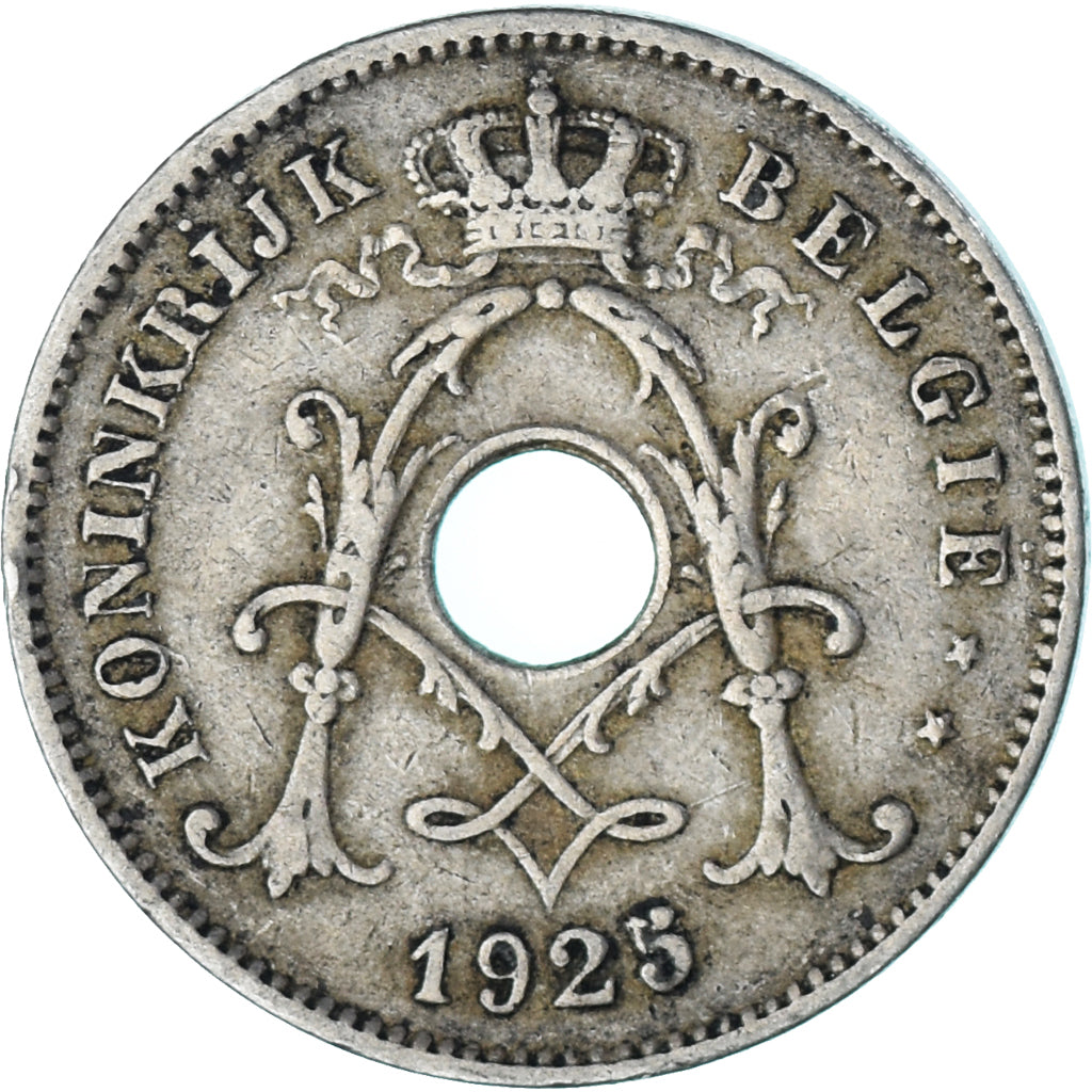 Moeda, Bélgica, 10 Centimes, 1925