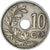 Moneda, Bélgica, 10 Centimes, 1925