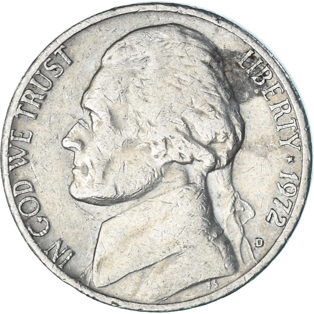 Moneta, Stati Uniti, 5 Cents, 1972