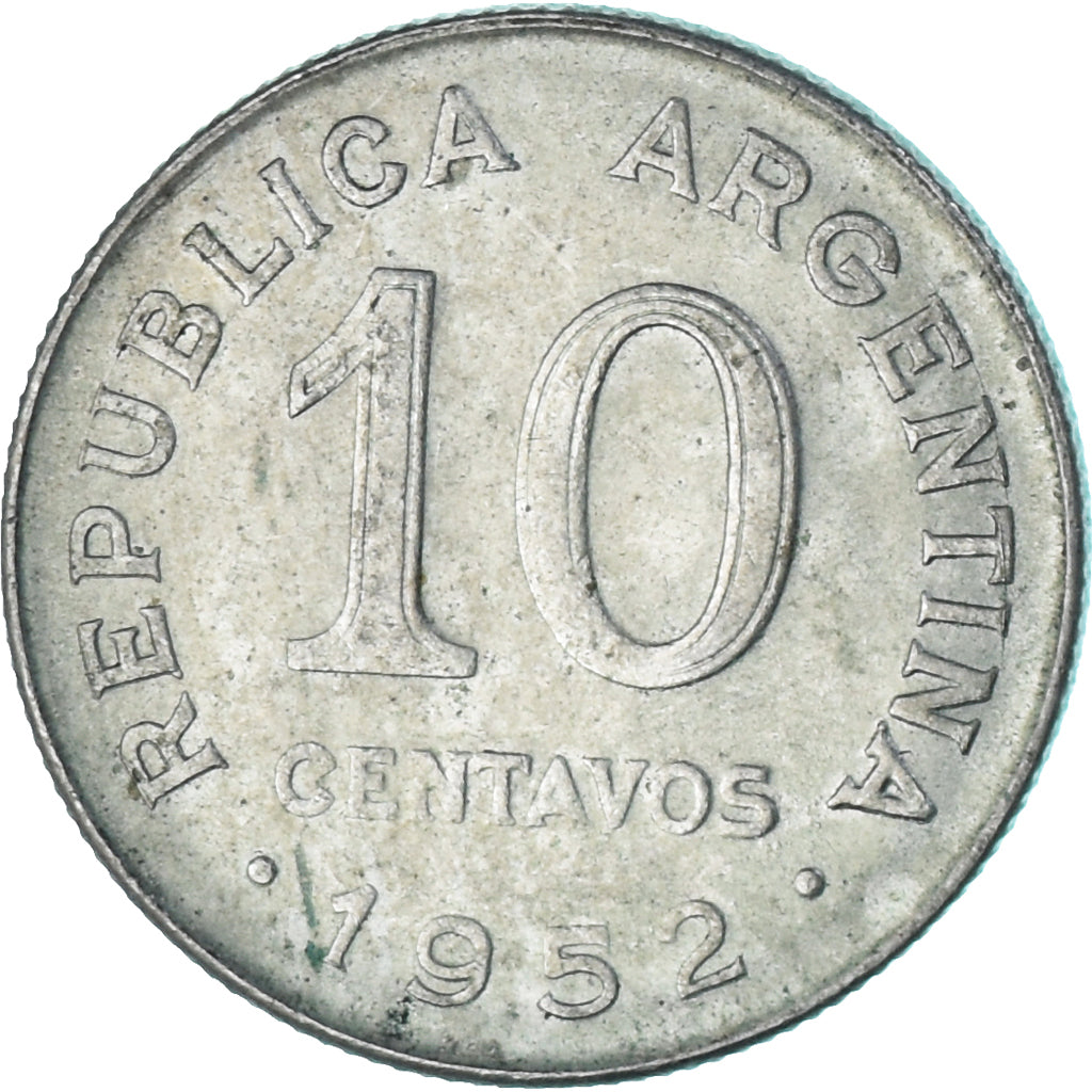 Moeda, Argentina, 10 Centavos, 1952