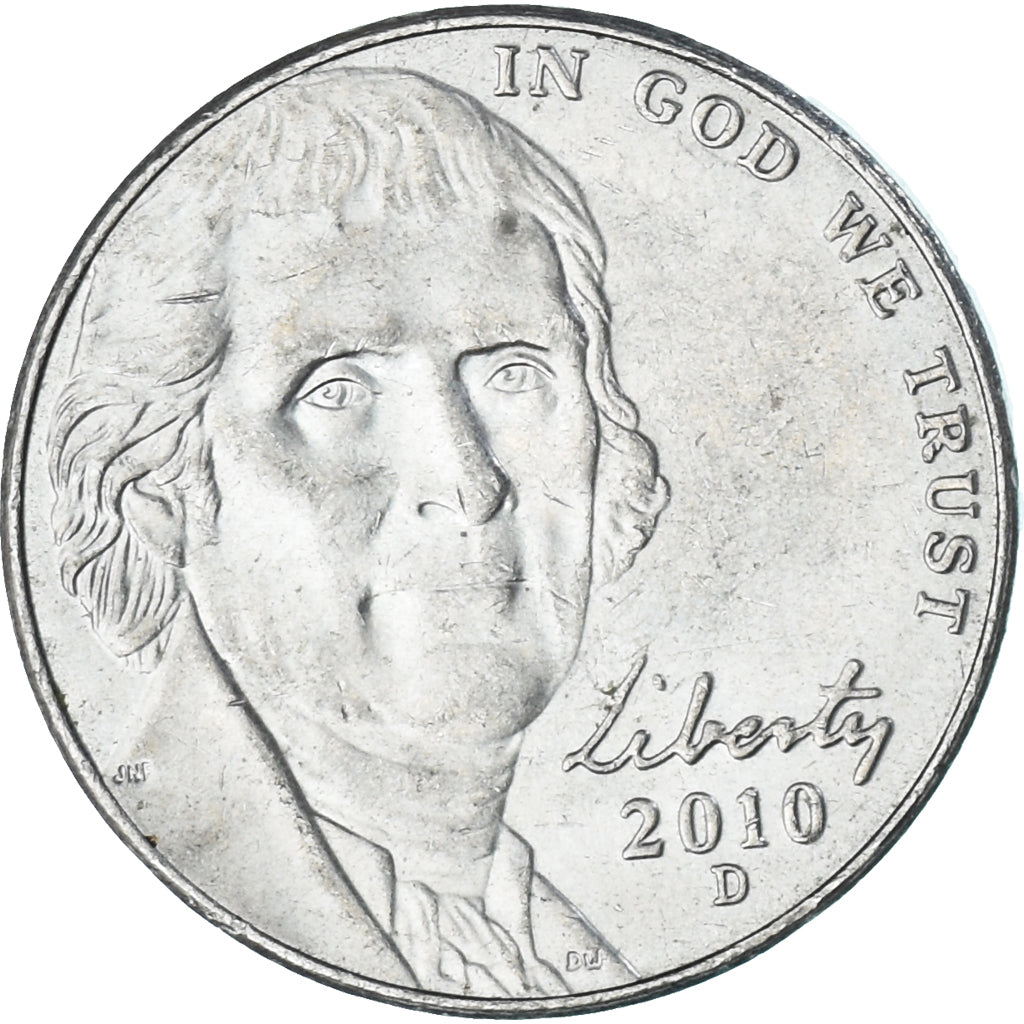 Moneta, USA, 5 Cents, 2010