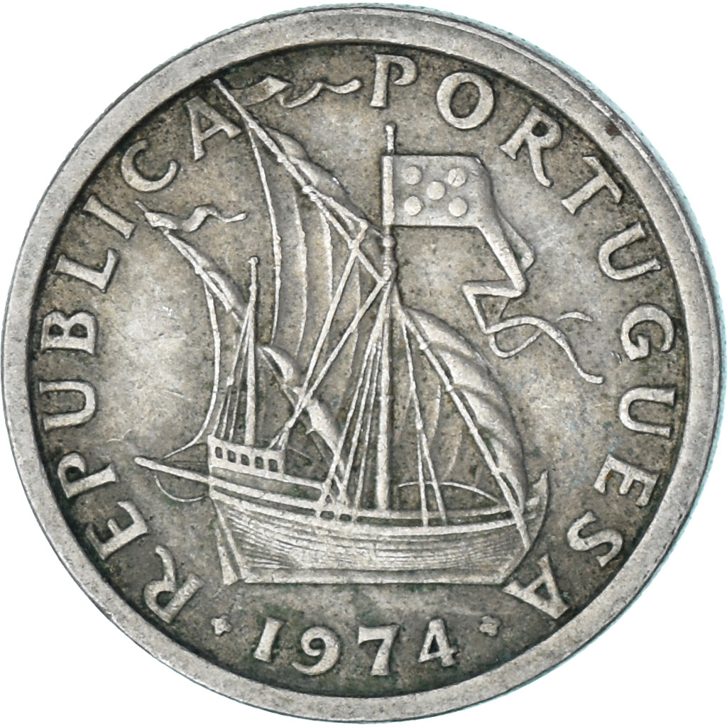 Moneda, Portugal, 2-1/2 Escudos, 1974