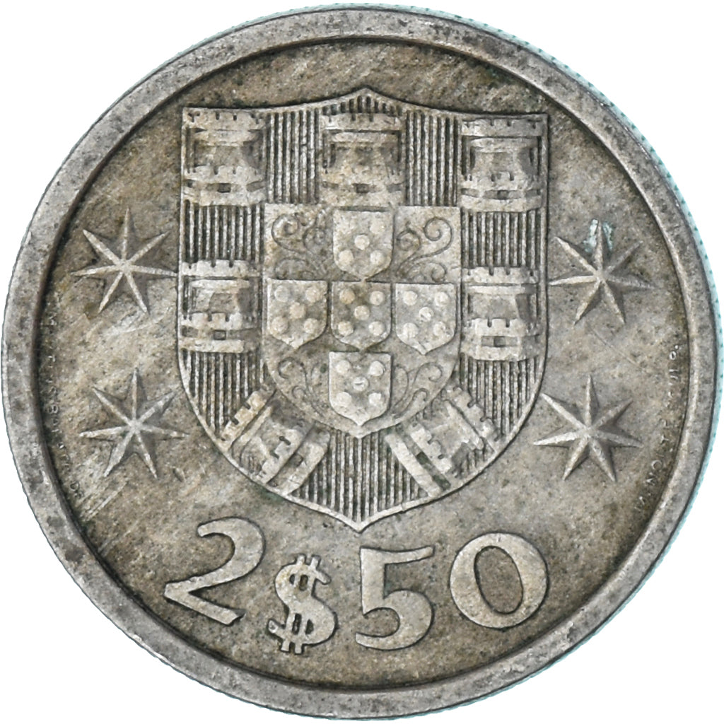 Moneda, Portugal, 2-1/2 Escudos, 1974