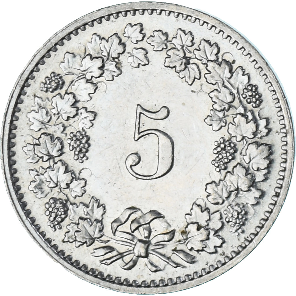 Moneta, Szwajcaria, 5 Rappen, 1971