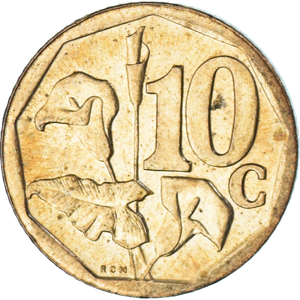 Moneda, Sudáfrica, 10 Cents, 2006
