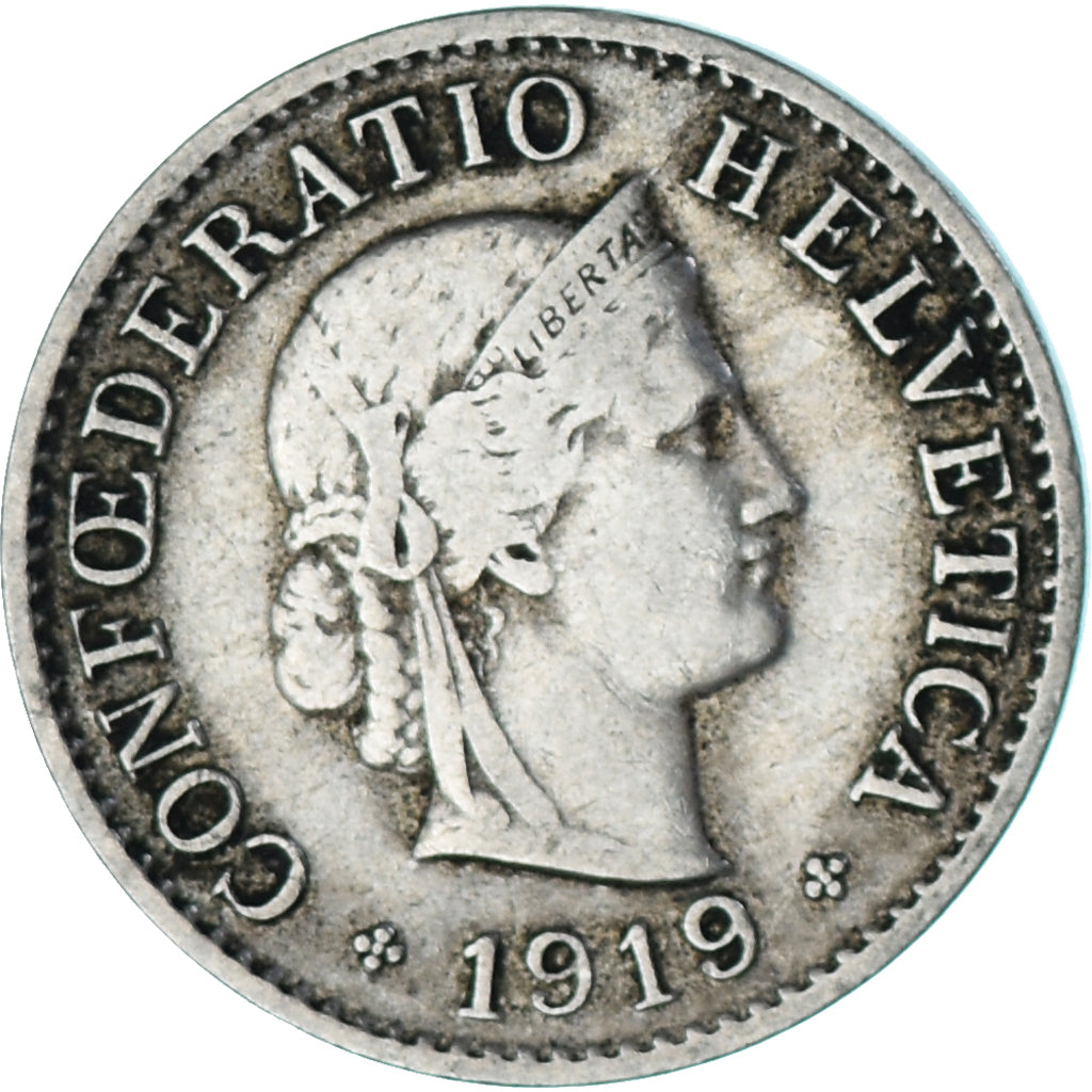Monnaie, Suisse, 5 Rappen, 1919