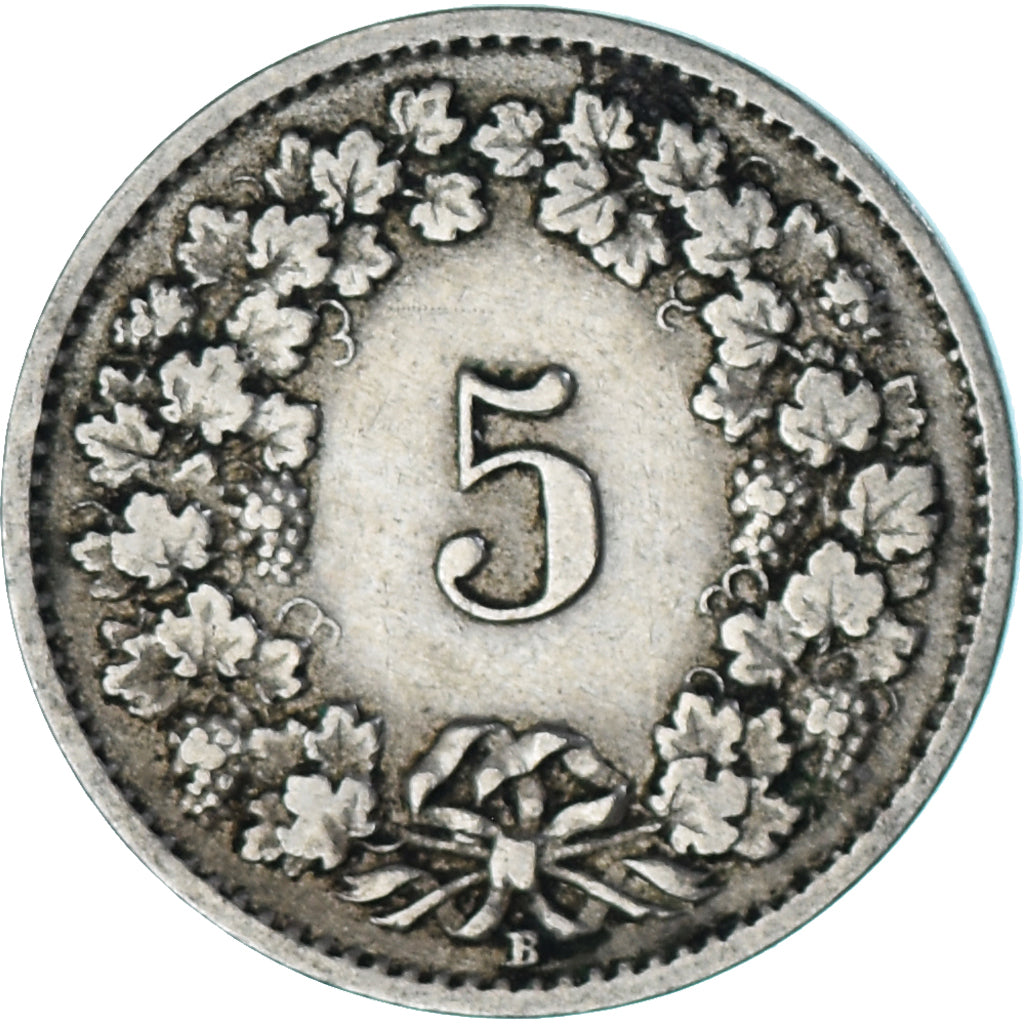 Monnaie, Suisse, 5 Rappen, 1919