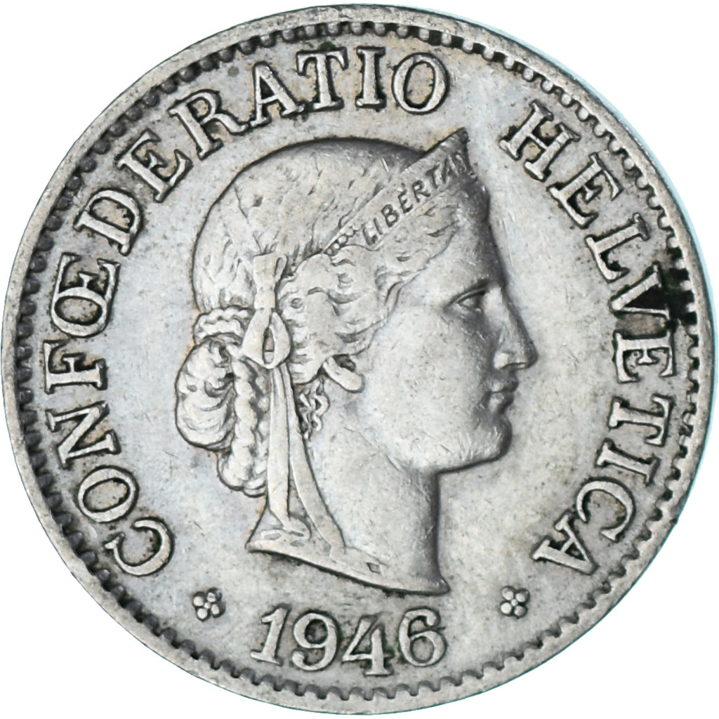 Coin, Switzerland, 10 Rappen, 1946