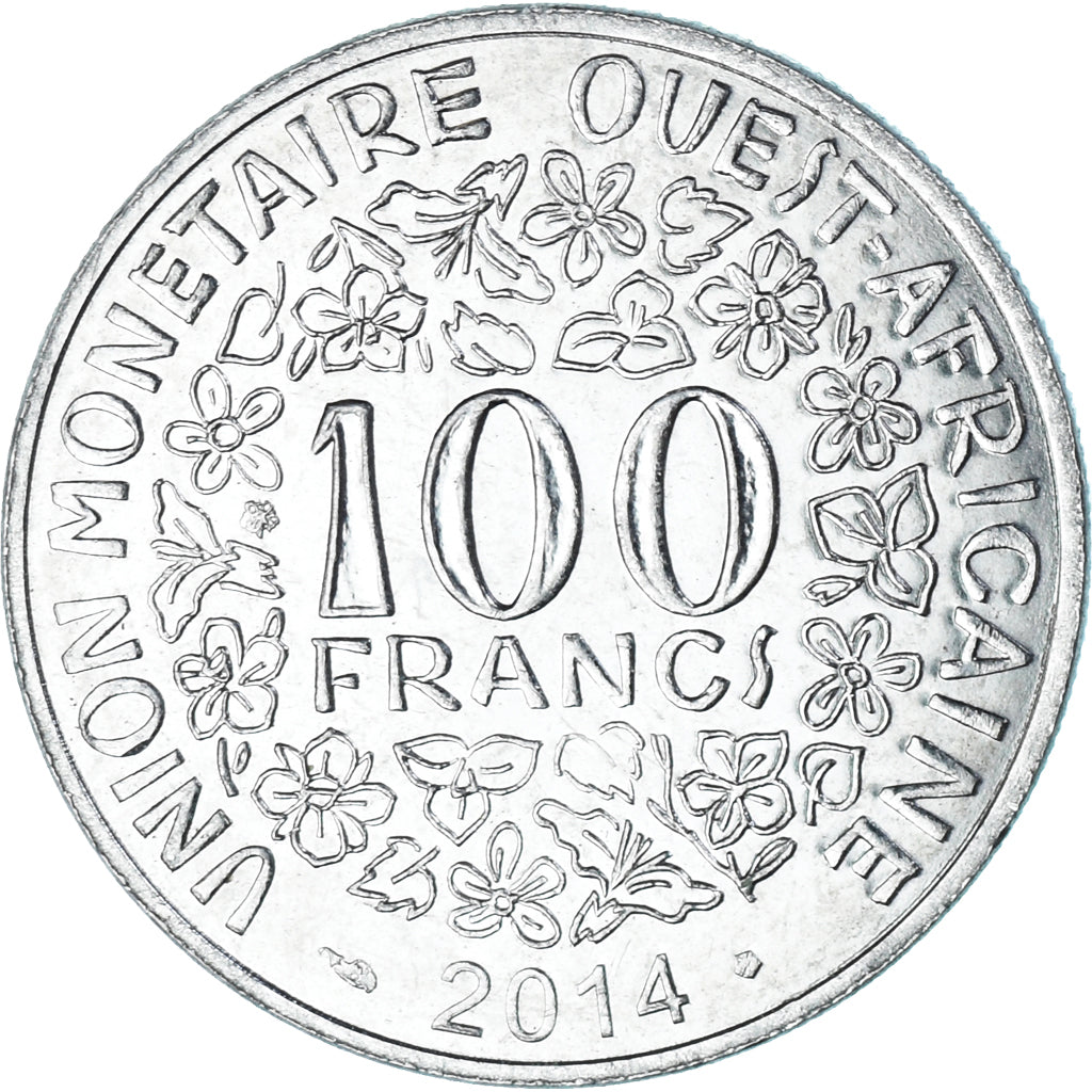 Coin, West African States, 100 Francs, 2014