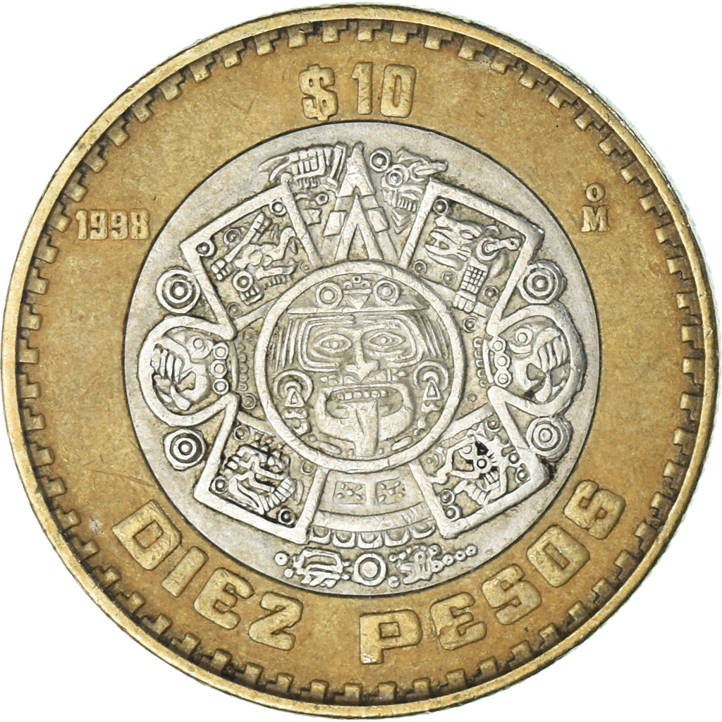 Munten, Mexico, 10 Pesos, 1998