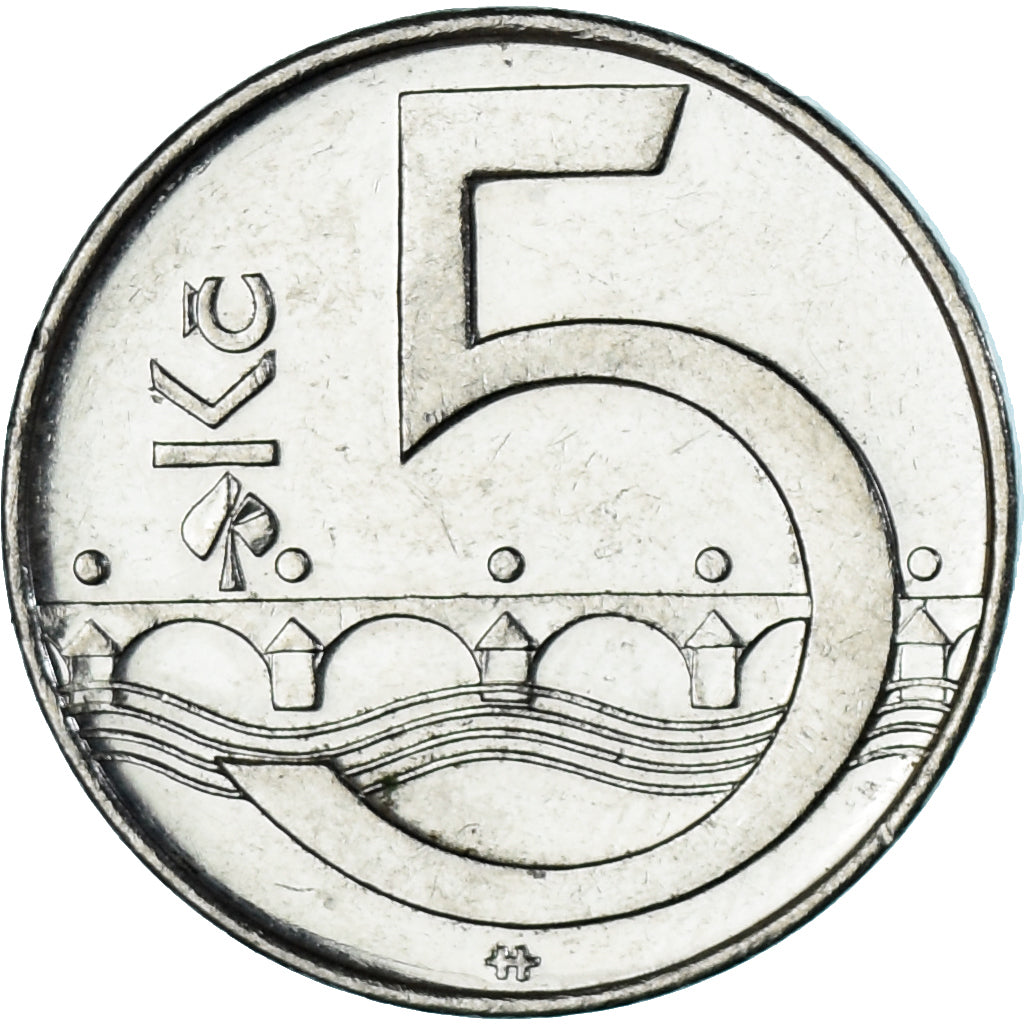 Moneda, República Checa, 5 Korun, 2015