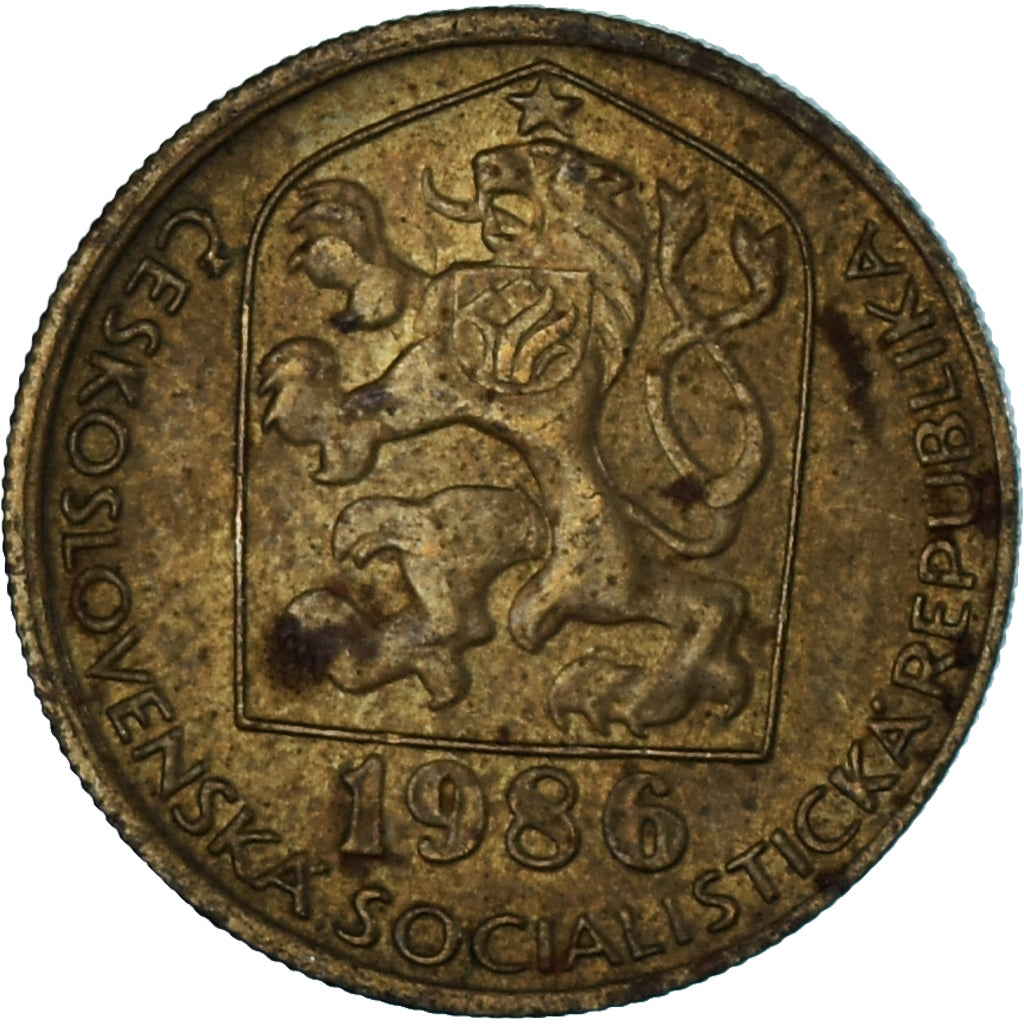 Moeda, Checoslováquia, 20 Haleru, 1986